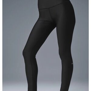 alo airlift leggings (3 pairs - blue, black and botanical green)